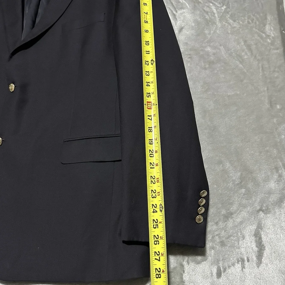 Jos A Bank Signature Blazer Jacket Traditional Fit Mens 48L 100% Wool Workwear